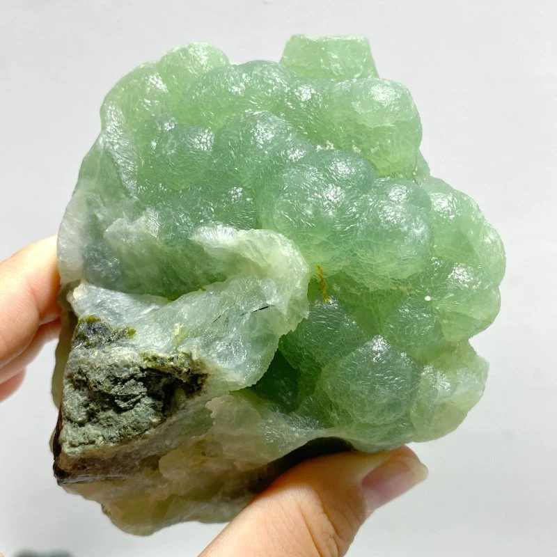 17 Pieces Beautiful Prehnite Mixed Green Tourmaline Raw Stone Specimen - Image 6