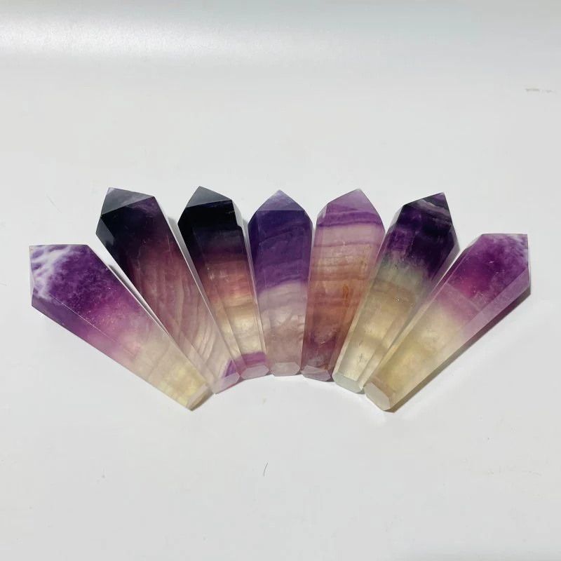 Beautiful Purple Fluorite Point Scepter Magic Wand Wholesale - Image 3