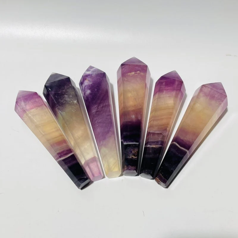 Beautiful Purple Fluorite Point Scepter Magic Wand Wholesale - Image 4
