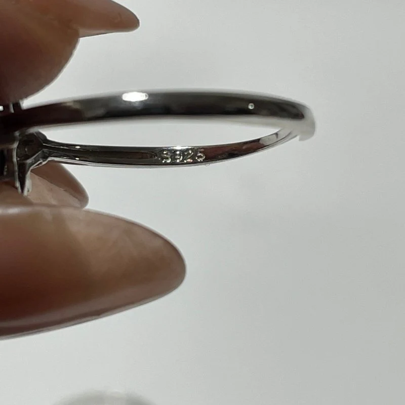 Beautiful Purple Garnet S925 Sterling Silver Ring Wholesale - Image 6