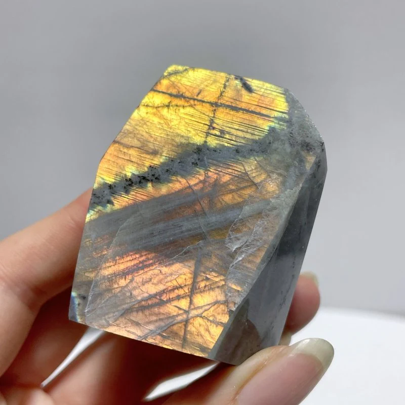 Beautiful Purple Yellow Labradorite Free Form Wholesale - Image 2