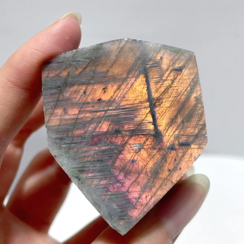 Beautiful Purple Yellow Labradorite Free Form Wholesale - Image 4
