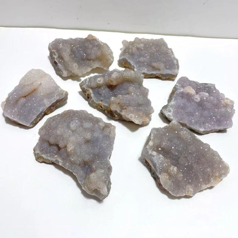 7 Pieces Beautiful Quartz Cluster Raw Stone Specimen