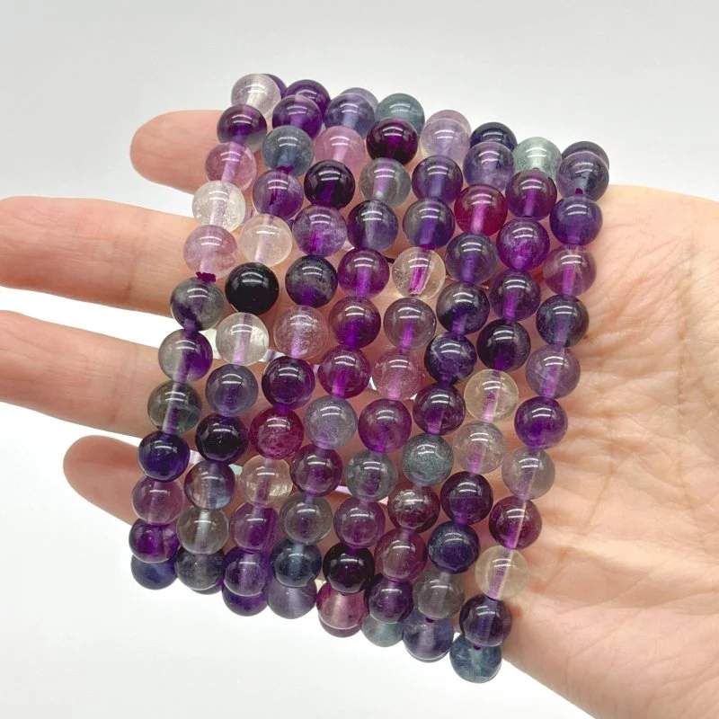 Beautiful Rainbow Fluorite Bracelet Wholesale - Image 3