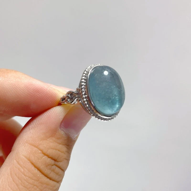100 Pieces Beautiful Rainbow Fluorite Different Styles Ring Clearance - Image 6
