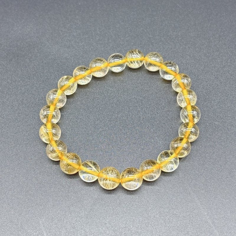 Beautiful Rutile Quartz Crystal Bracelet (HGUB25)