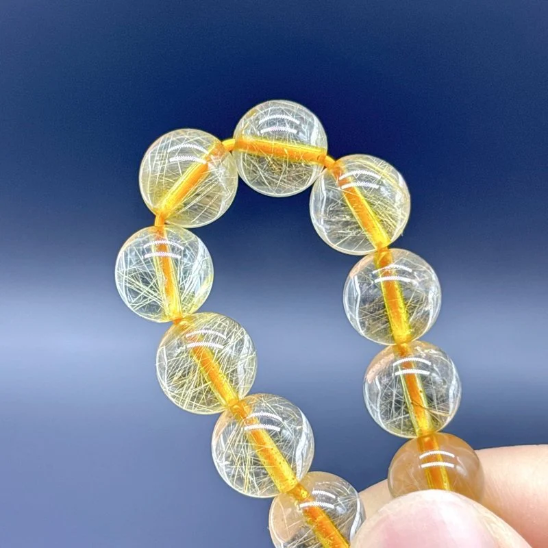 Beautiful Rutile Quartz Crystal Bracelet (HGUB25) - Image 4