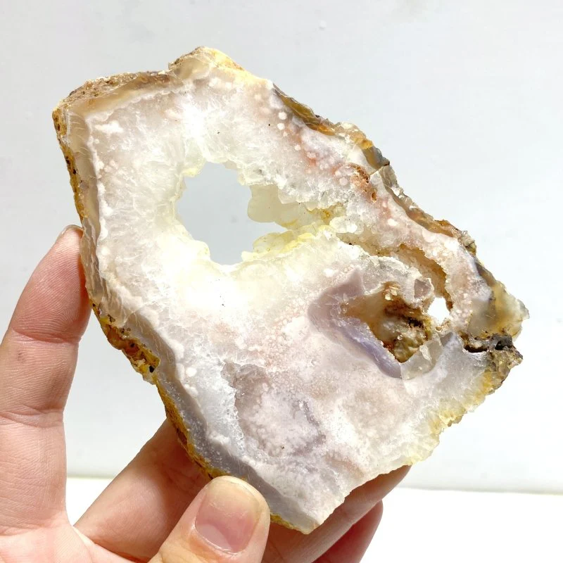 24 Pieces Beautiful Sakura Flower Agate Slab - Image 4
