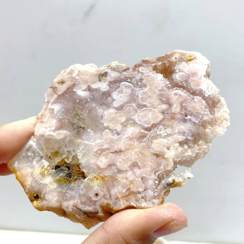 24 Pieces Beautiful Sakura Flower Agate Slab - Image 6