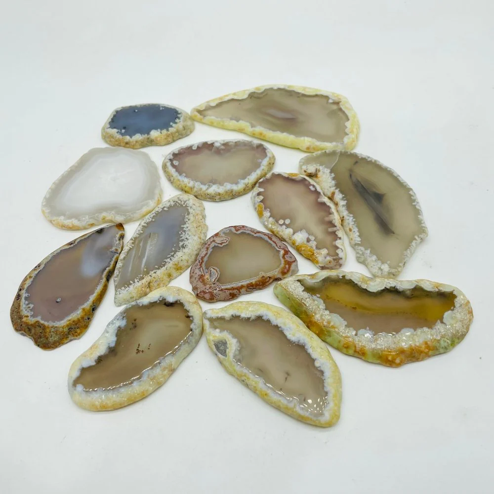 1.1-2.5Inch Beautiful Small Agate Slab Wholesale