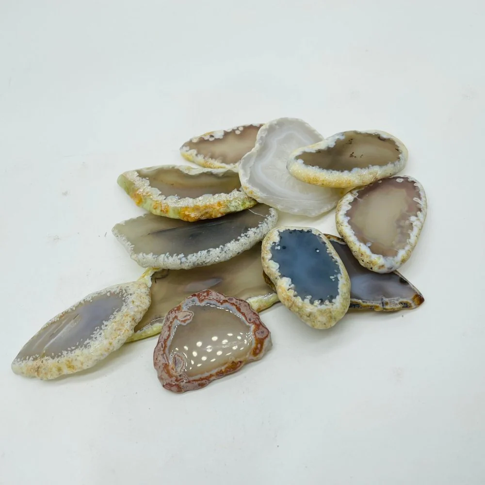 1.1-2.5Inch Beautiful Small Agate Slab Wholesale - Image 2