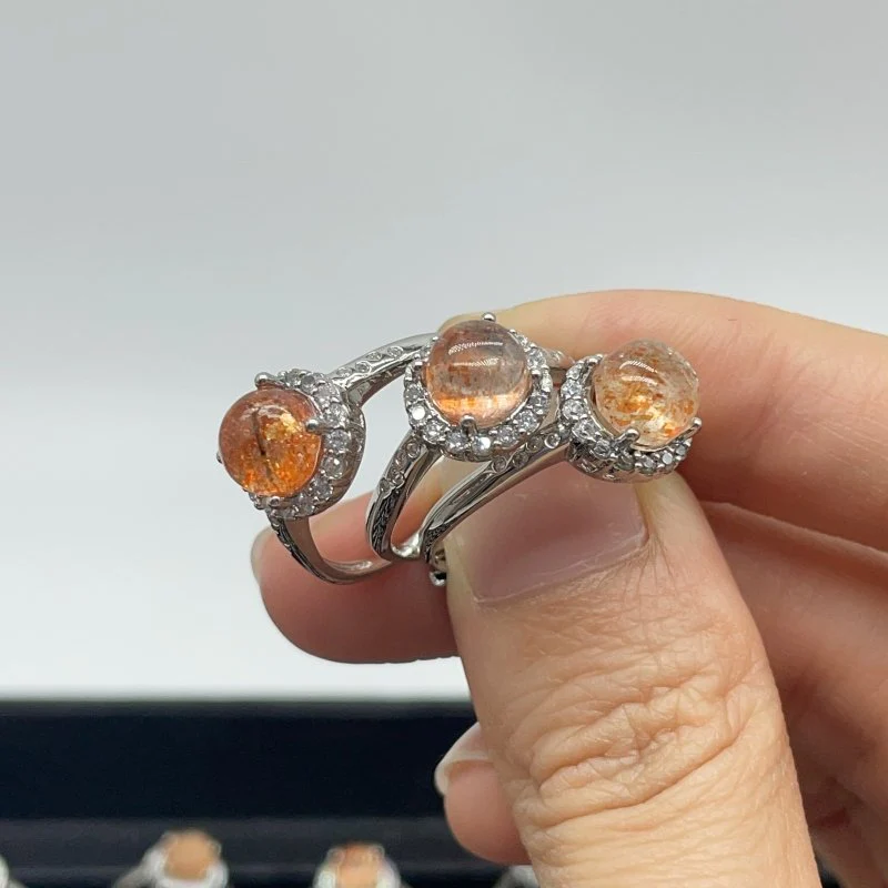 Beautiful Sunstone Ring Wholesale - Image 4