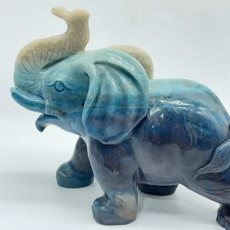 Unique Trolleite Large Elephant Carving - Image 4