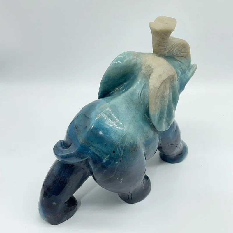 Unique Trolleite Large Elephant Carving - Image 5