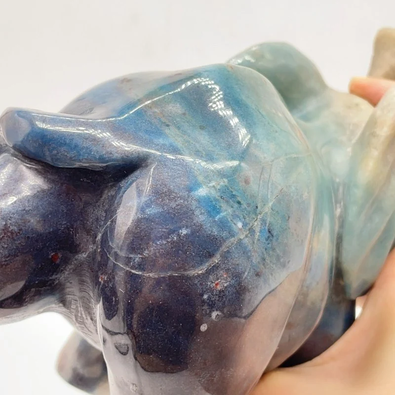 Unique Trolleite Large Elephant Carving - Image 7