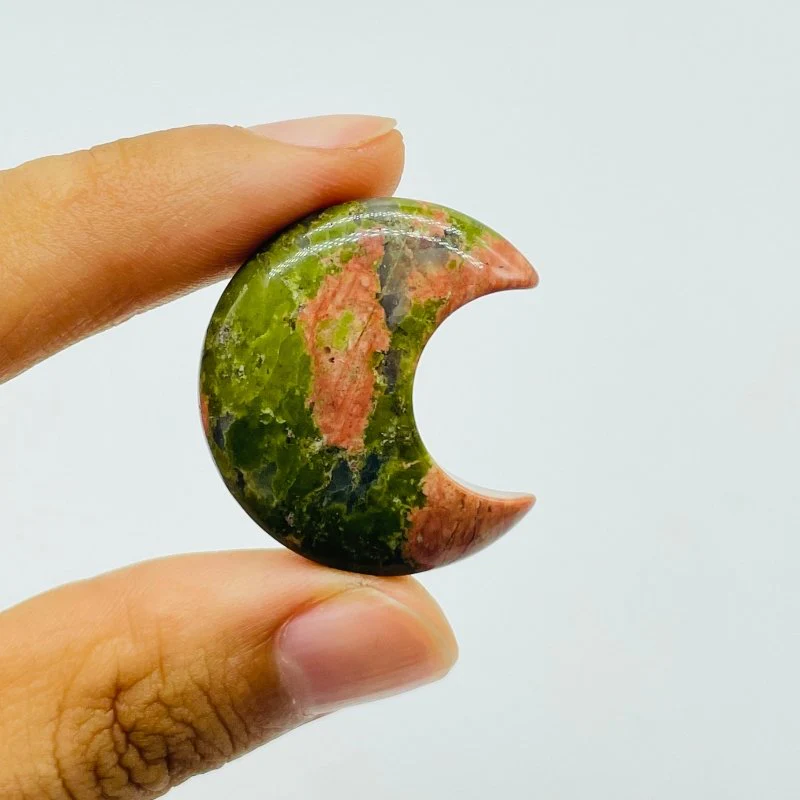Natural Unakite Stone Moon Wholesale - Image 4