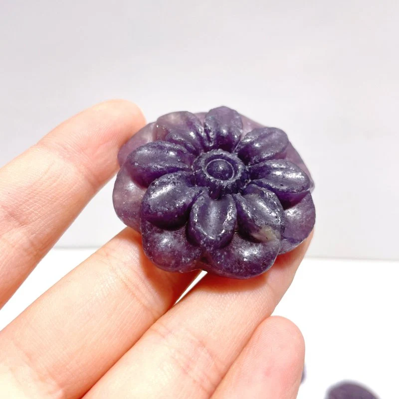 Beautiful Unicorn Stone Flower Carving Wholesale - Image 3
