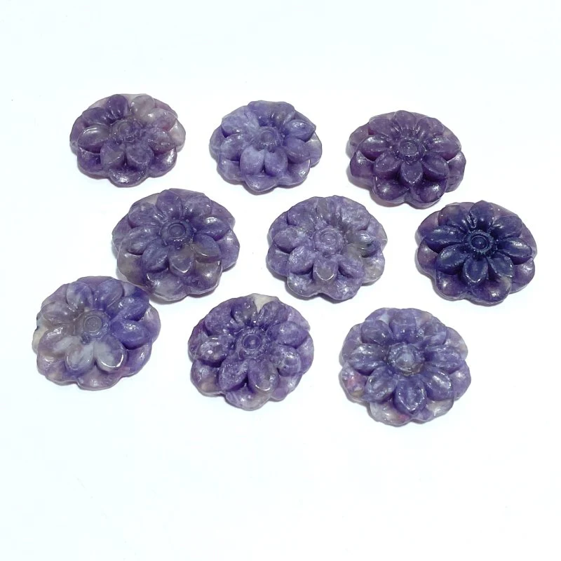 Beautiful Unicorn Stone Flower Carving Wholesale - Image 4