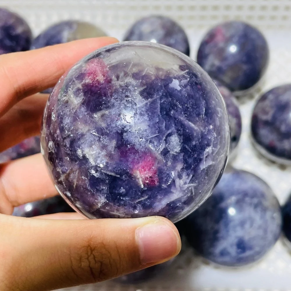 13 Pieces Beautiful Unicorn Stone Spheres - Image 5