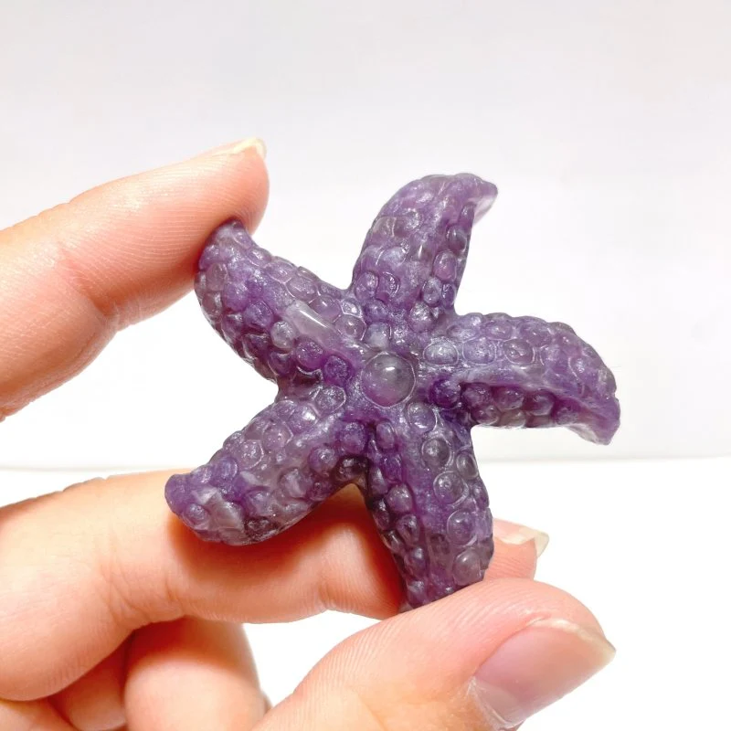Beautiful Unicorn Stone Starfish Carving Wholesale - Image 2