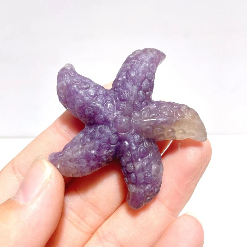 Beautiful Unicorn Stone Starfish Carving Wholesale - Image 3