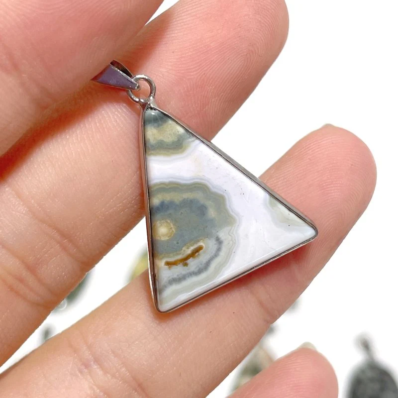 32 Pieces Beautiful 8th Vein Ocean Japser Pendant - Image 8