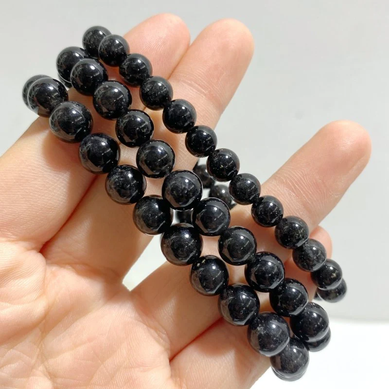 Black Full Rutile Quartz Bracelets Wholesale - Image 7