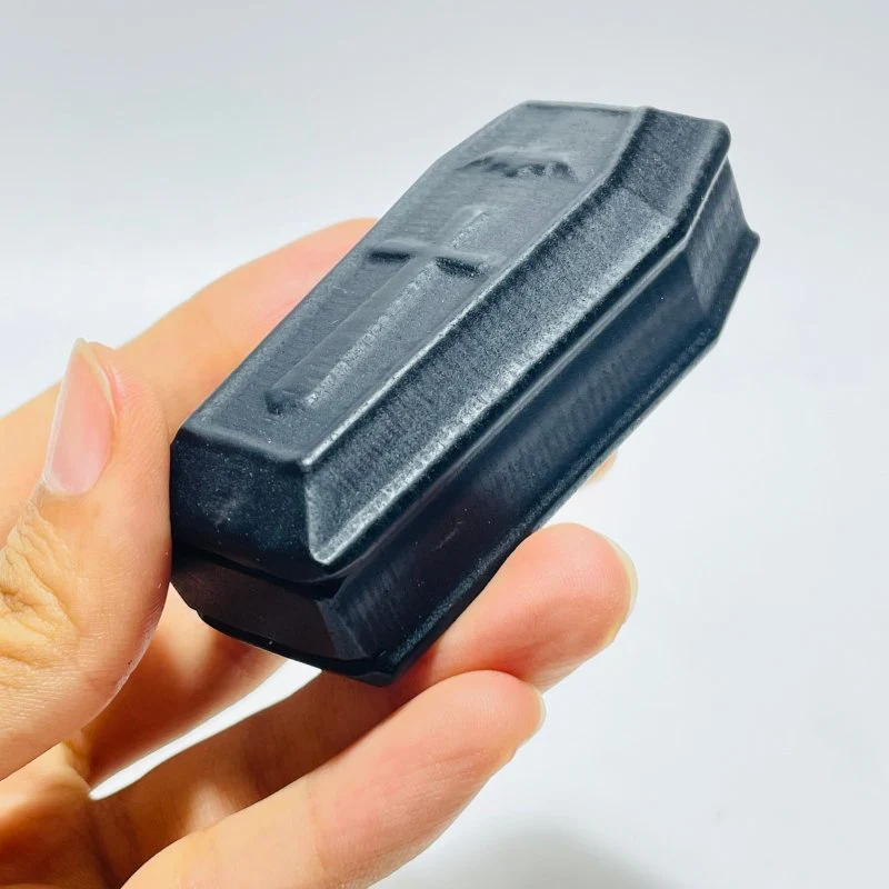 Black Obsidian Coffin Carving Wholesale - Image 3