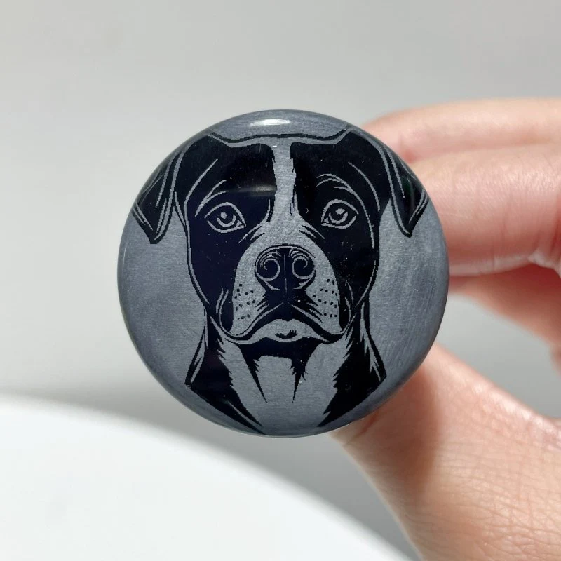 Black Obsidian Engraved Dog Car Air Vent Clips Wholesale Car Accessories - Image 11