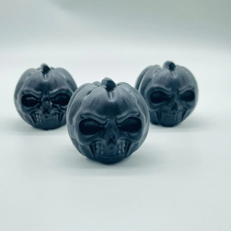 Black Obsidian Halloween Pumpkin Wizard Carving Wholesale - Image 2