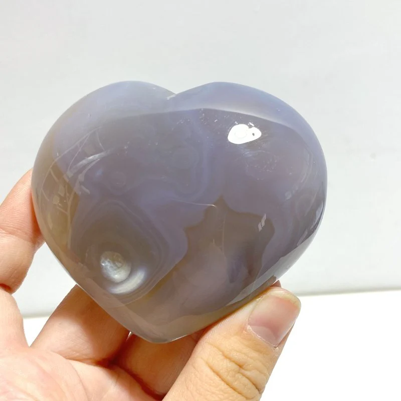 22 Pieces Black Orca Agate Heart #1 - Image 5