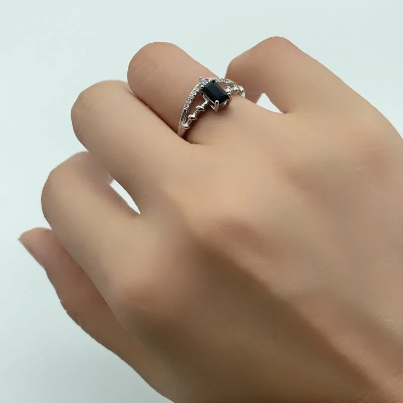 Black Spinel Stone Ring Wholesale - Image 3