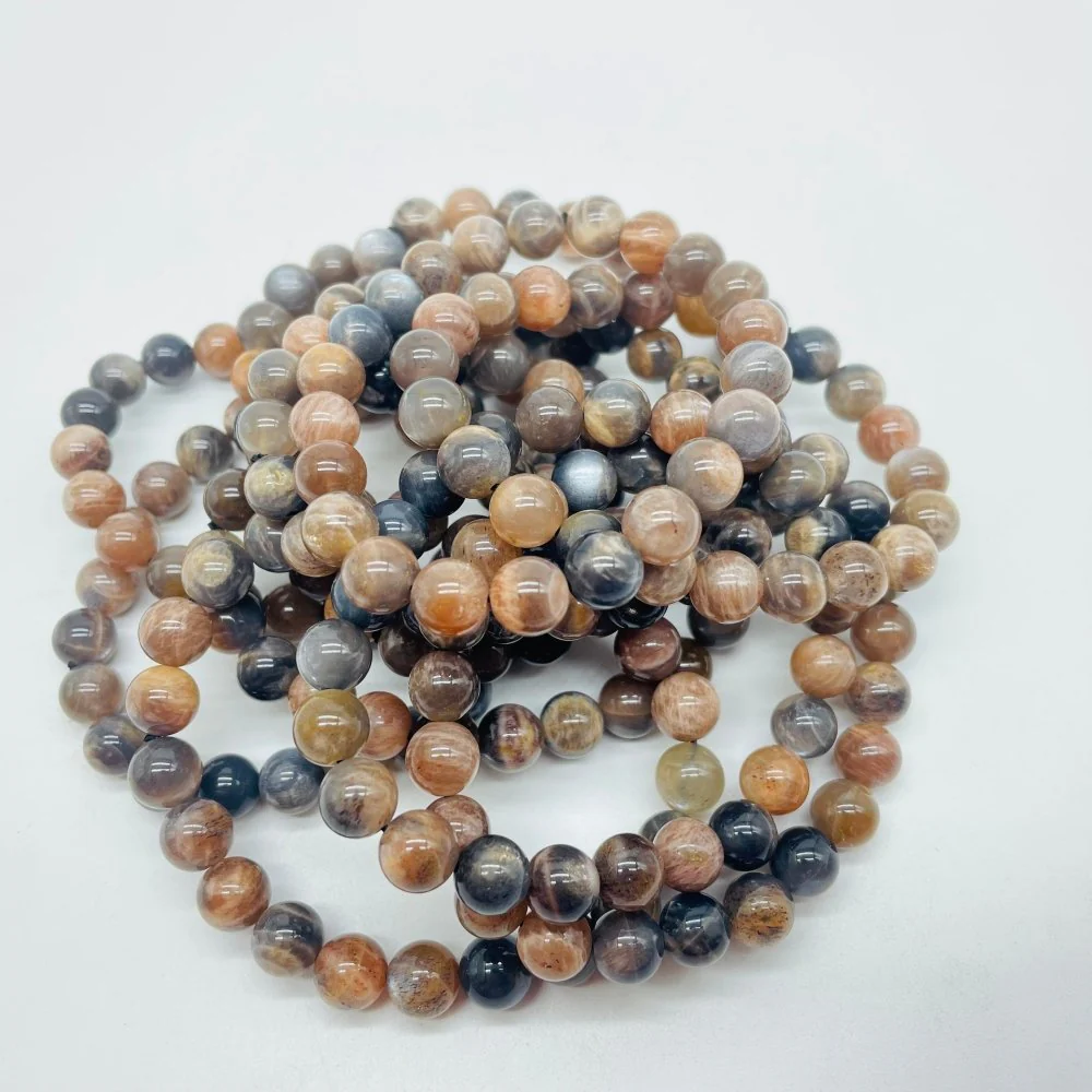 Black Sun Stone Bracelet Sunstone with Hematite Wholesale - Image 3