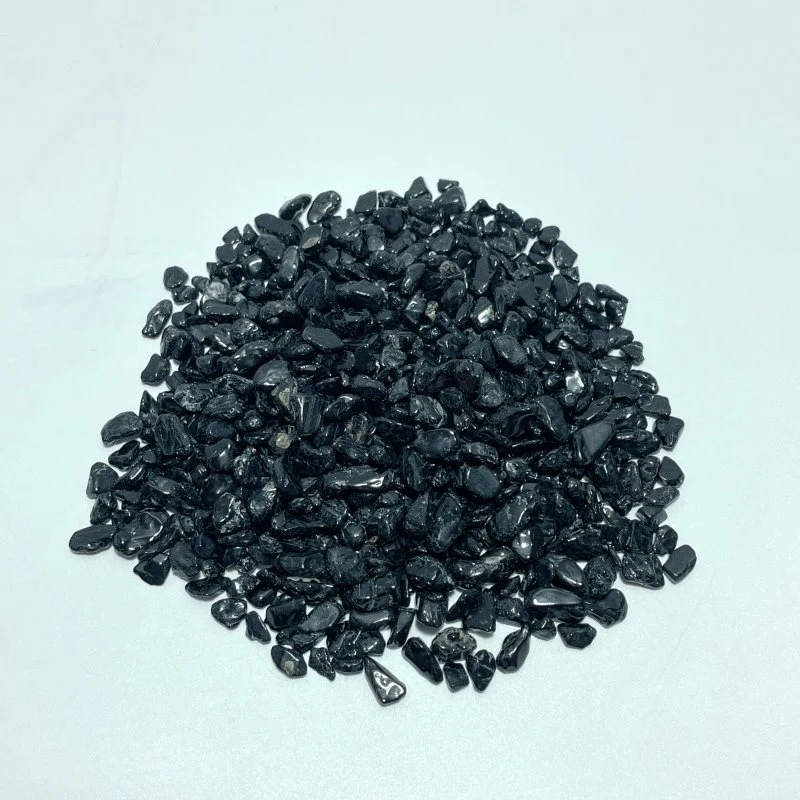 Black Tourmaline Gravel Chips Wholesale - Image 2