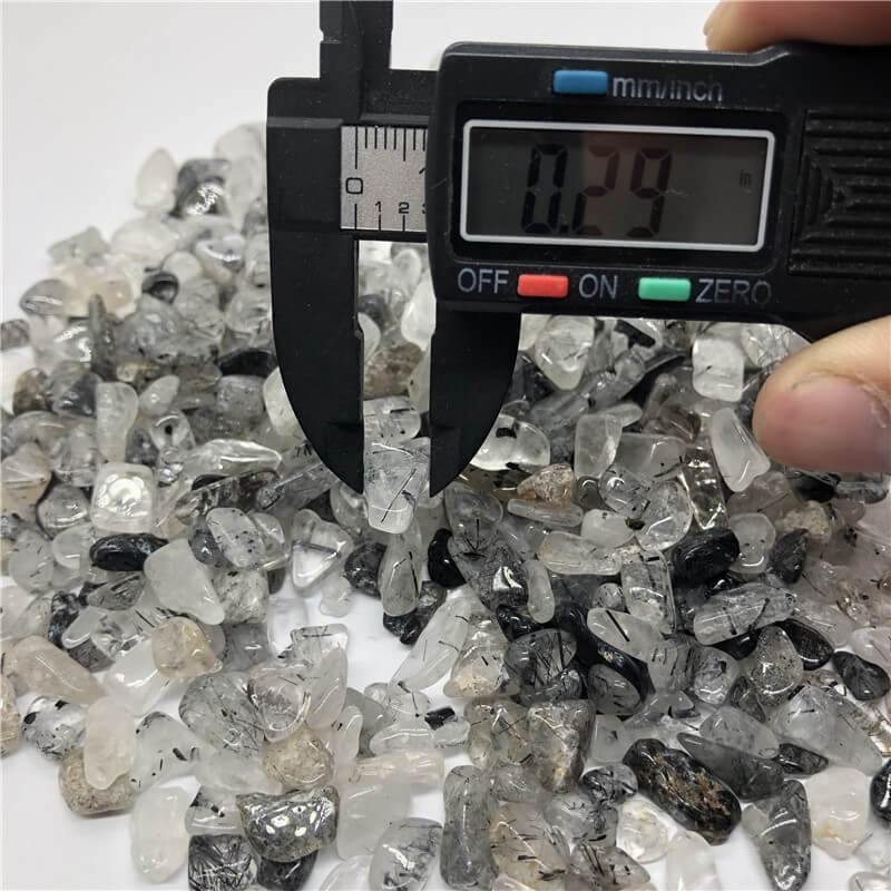 Black tourmaline Gravel Quartz Crystal Chips Wholesale - Image 3