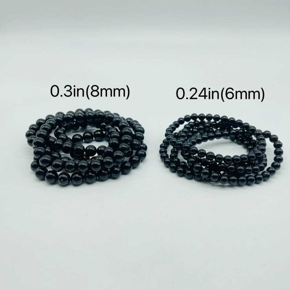 Black Tourmaline Stone Bracelet Wholesale - Image 2