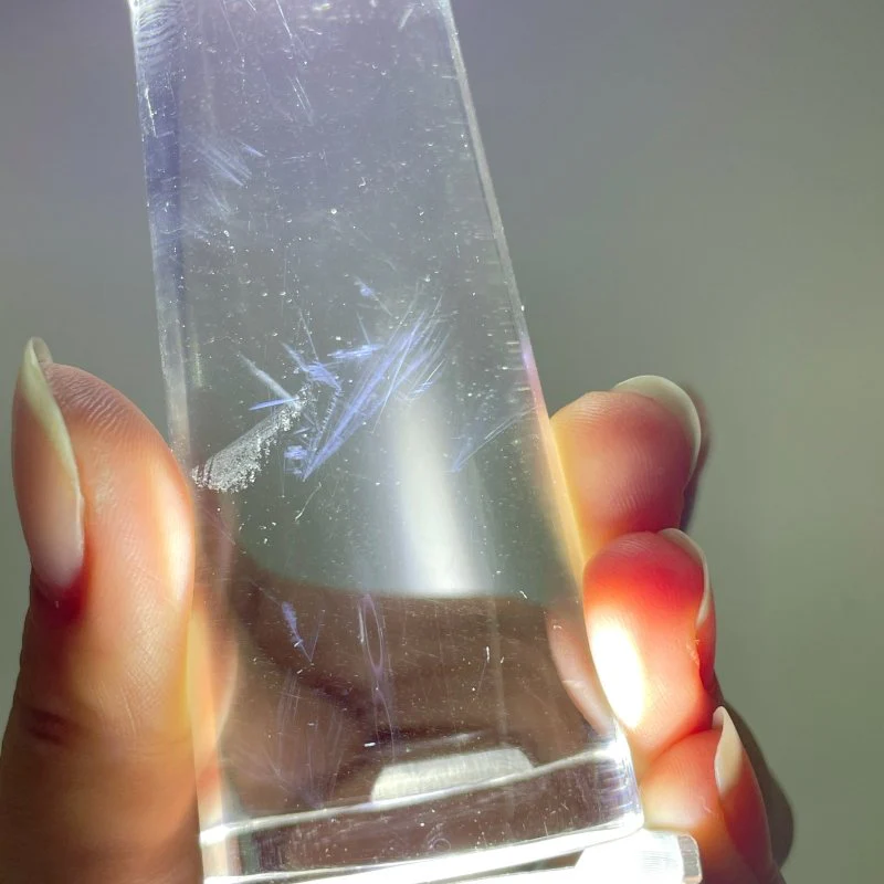 Blue Angel Feathers Quartz Very Clear Cylinder - Image 4