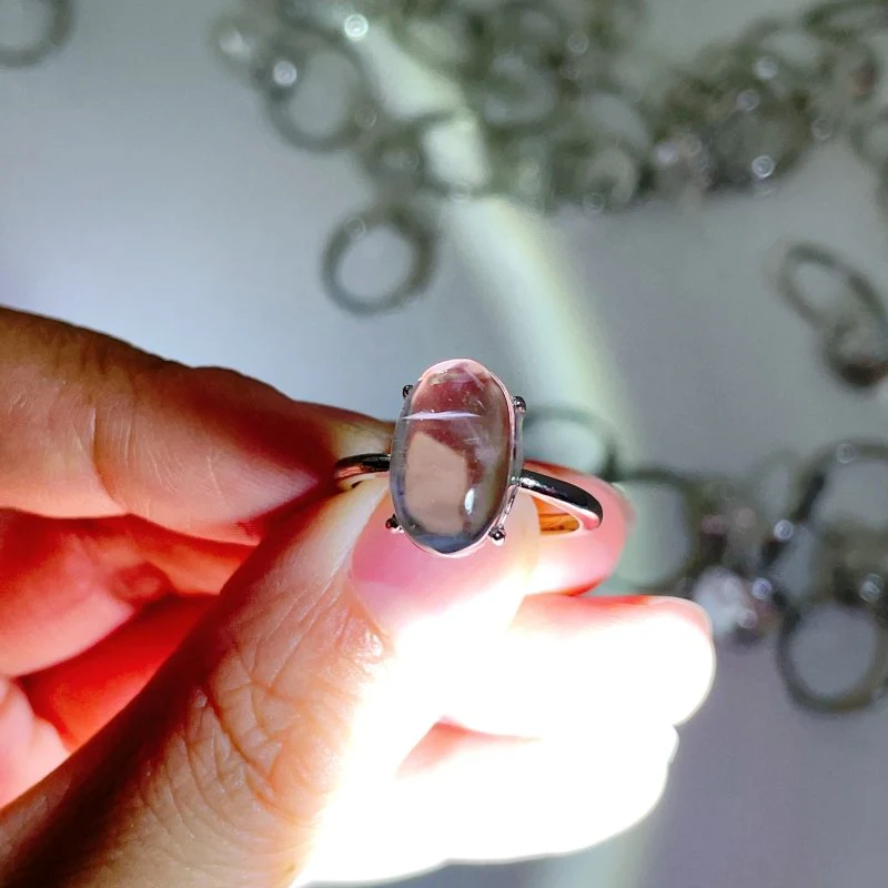 Blue Angel Feathers Quartz Ring Wholesale - Image 4