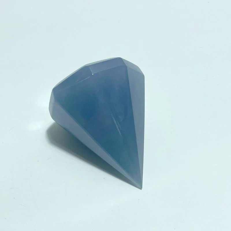 Blue Angelite Diamond Shape Wholesale - Image 5