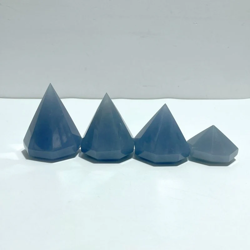 Blue Angelite Diamond Shape Wholesale - Image 6