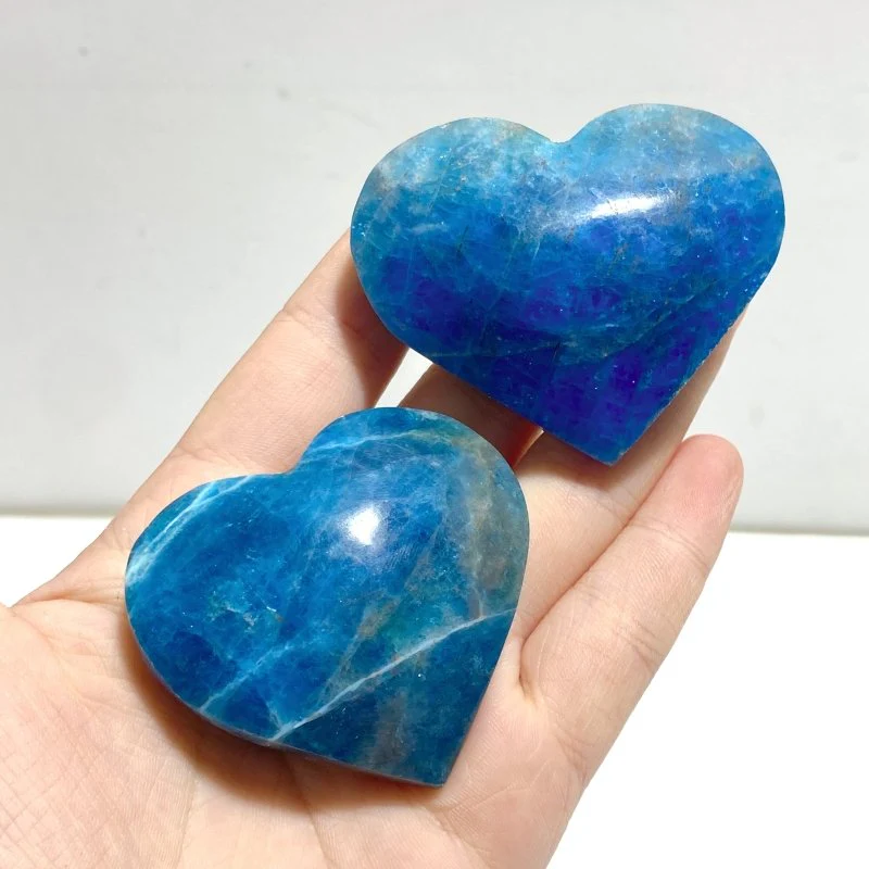 65 Pieces Blue Apatite Heart - Image 6