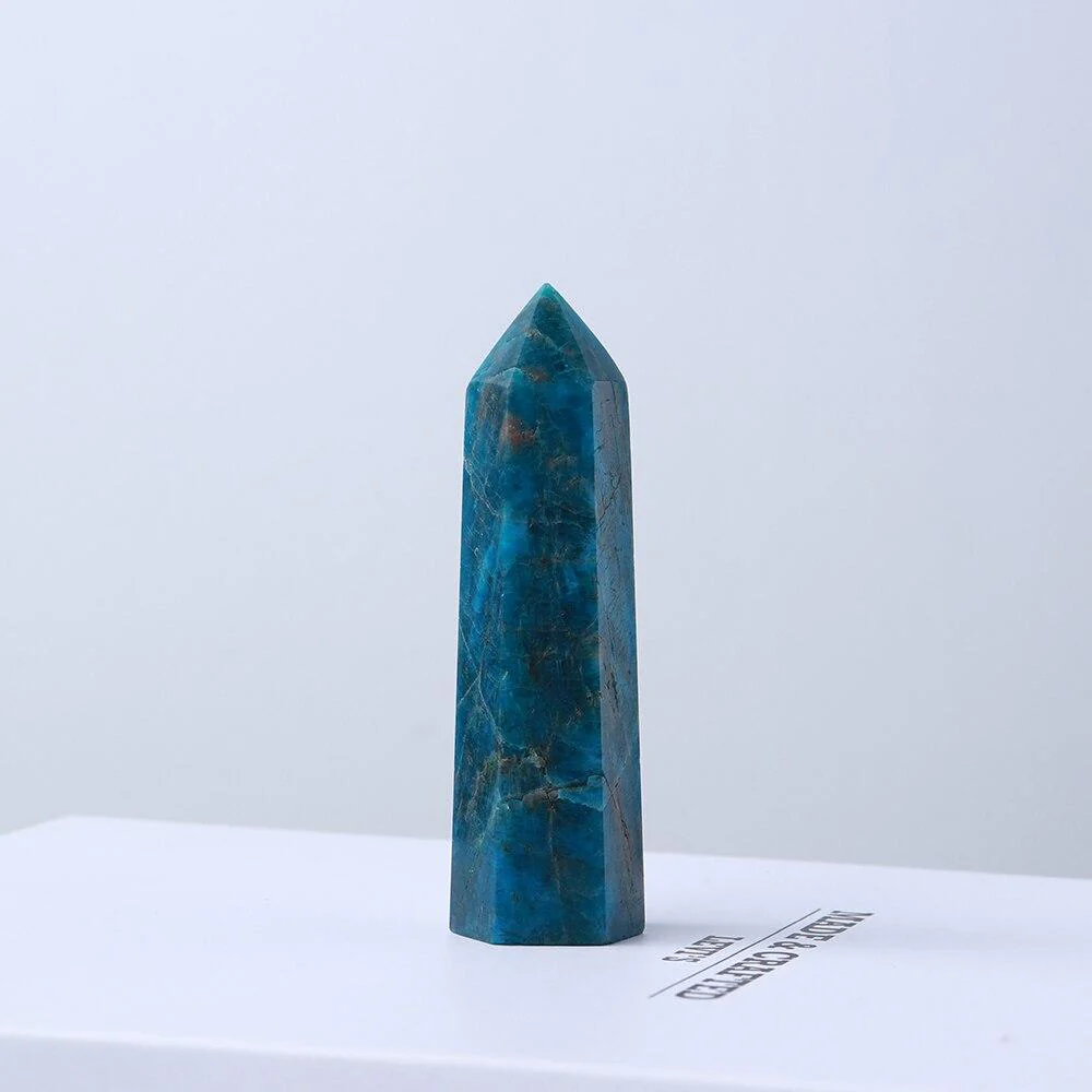 Blue Apatite Tower Point Quartz Wholesale - Image 6