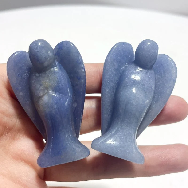 Blue Aventurine Angel Carving Wholesale - Image 5