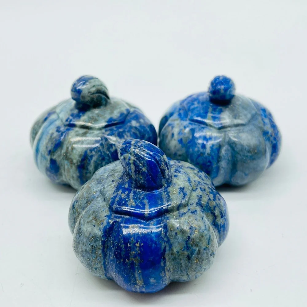 Blue Aventurine & Lapis Lazuli Pumpkin Carving Wholesale - Image 4