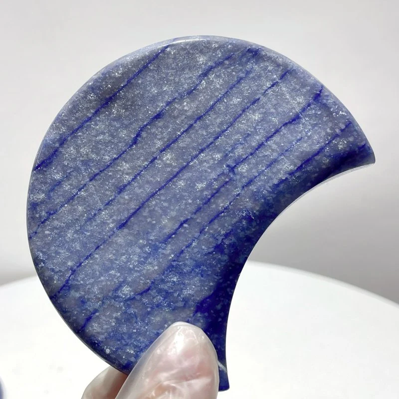 Blue Aventurine Moon Shape Wholesale - Image 4