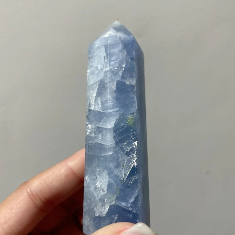 Blue Calcite Point Tower Wholesale - Image 4