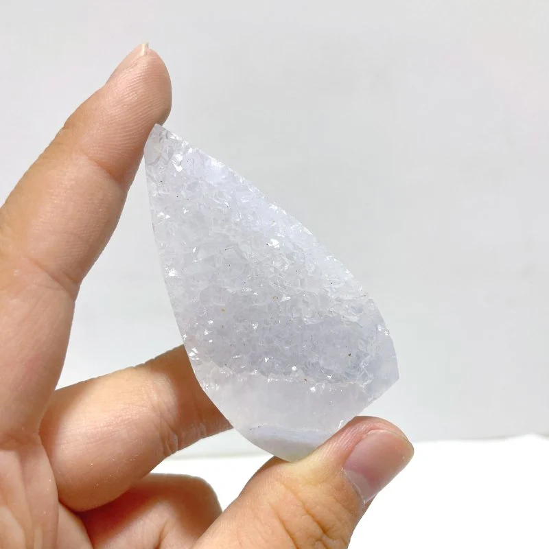 21 Pieces Blue Chalcedony Arrow Head Shape - Image 3
