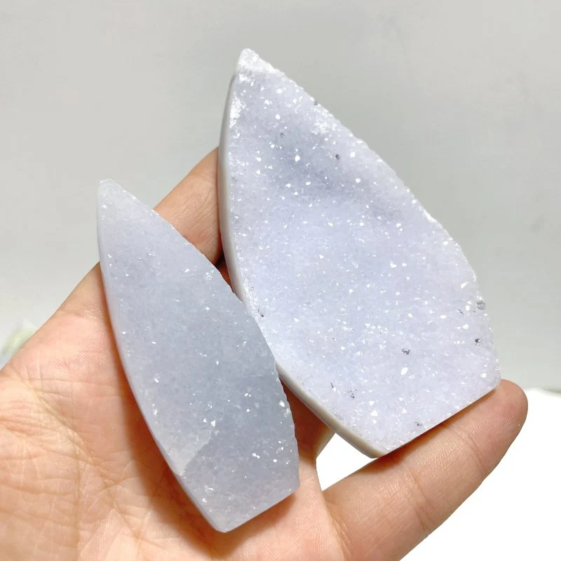 21 Pieces Blue Chalcedony Arrow Head Shape - Image 4