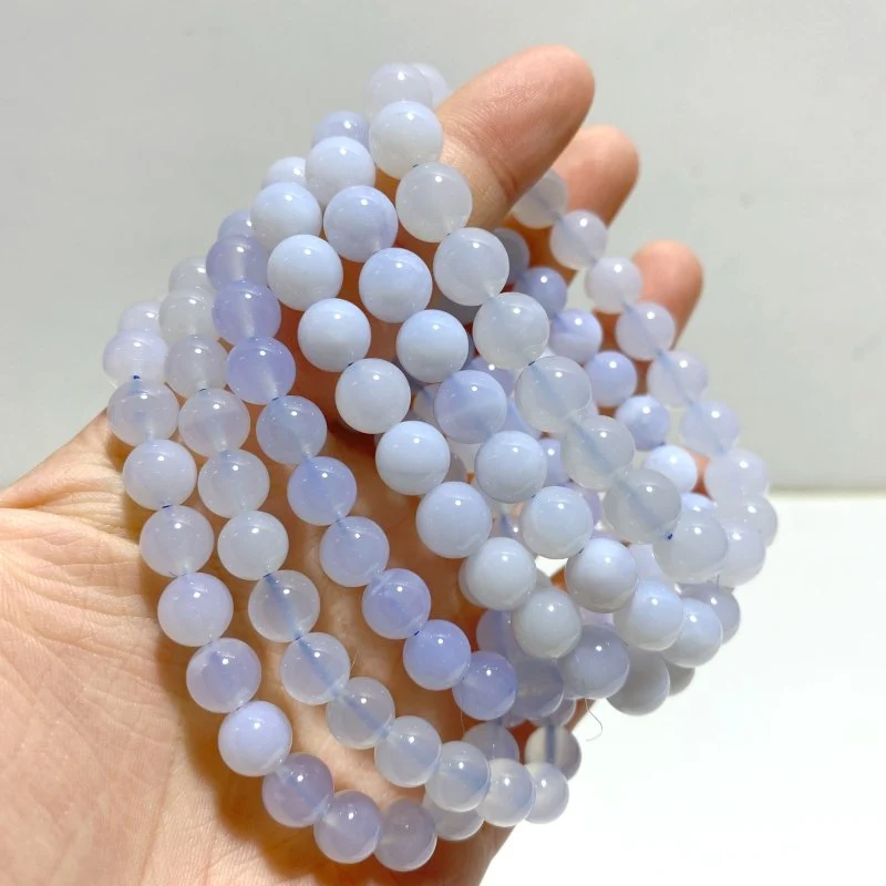 16 Pieces Blue Chalcedony Bracelets - Image 2