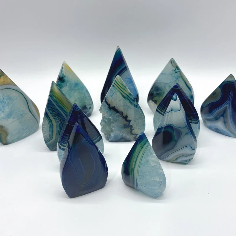Blue Dyed Agate Arrow Head Shape Wholesale - Image 4